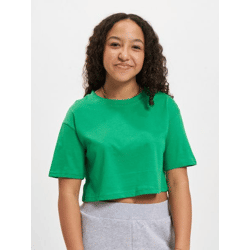 bequemes Urban Classics Unisex T-Shirt Rippstrick 140 g/m² mit Baumwolle Grün