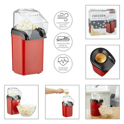 Popcorn machine, red, approx. 27cmH