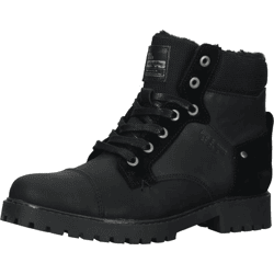 High-quality BULLBOXER lace-up ankle boots for boys ALL518E6LA BKBKK Black