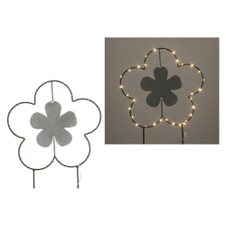 LED garden plug flower, large, approx. 40cmH