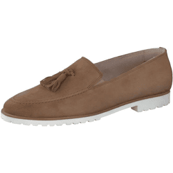 Modische paul green Slipper Schlupfschuhe für Damen 1017-003 Braun