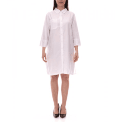 OTTO Women's Blouse Dress, Summer Blouse with Kent Collar, Long-Sleeve Shirt 89347006 White