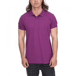 ELEVATE Calgary Men's Polo Shirt, Cotton Polo Shirt, Pique Knit, 200 g/m², 3808038, Purple