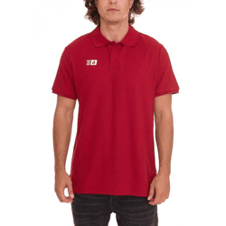 Outfitter OCEAN FABRICS Herren Polo-Hemd angenehmes Sommer-Shirt 1049-OTW-36 Rot