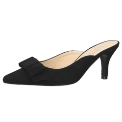 PETER KAISER Damen Pantolette Echtleder-Sandale Abend-Stiletto 60165-240 Schwarz