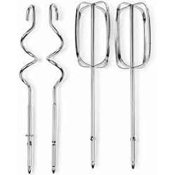 Handmixer 250 Watt – 7 Geschwindigkeitsstufen – 4 Edelstahl-Rührstäbe