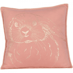 Kidsdepot Kissen „Hase“, altrosa, 40 x 40 cm