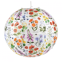Rex London Laterne „Wild Flowers“ aus Papier, 40 cm