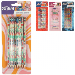 Lizenz-Buntstifte, 17,5 cm, 4 Farben, 8er-Set
