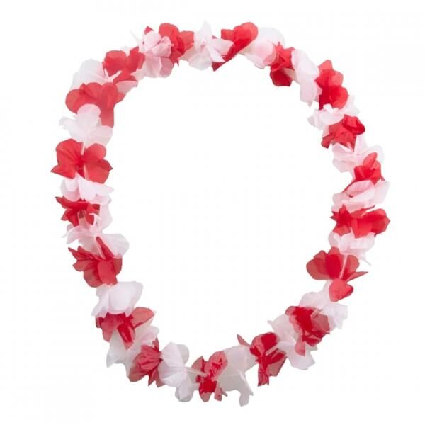 Cool2party Hawaii Garland, Red/White