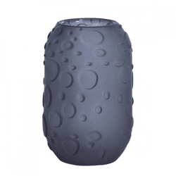 Light & Living Finley Teelichthalter Glas grau 13 cm