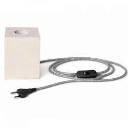 Annas Collection Tischlampe E27 Beton grau 13 cm