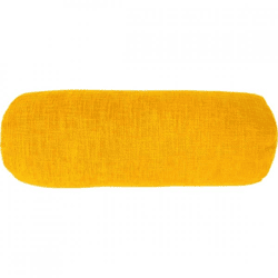Tiseco Nackenkissen Baumwolle Slub Sonnenblume gelb 15 x 45 cm