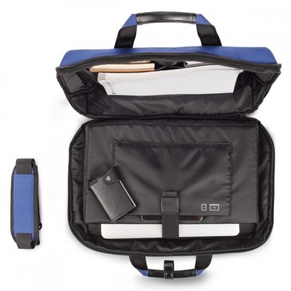 Laptop-Tasche professionell blau 15.6 Zoll