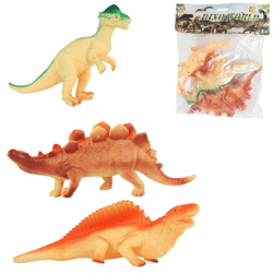Dino World Dinosaurier 27 cm, 3 Stück