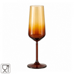 Boltze Sektglas Mowine braun 22,5 cm