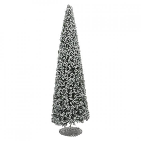 Weihnachtsbaum Sparkle Berry grau 60 cm