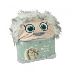 Let it snow monster Decke mit Kapuze 100 cm