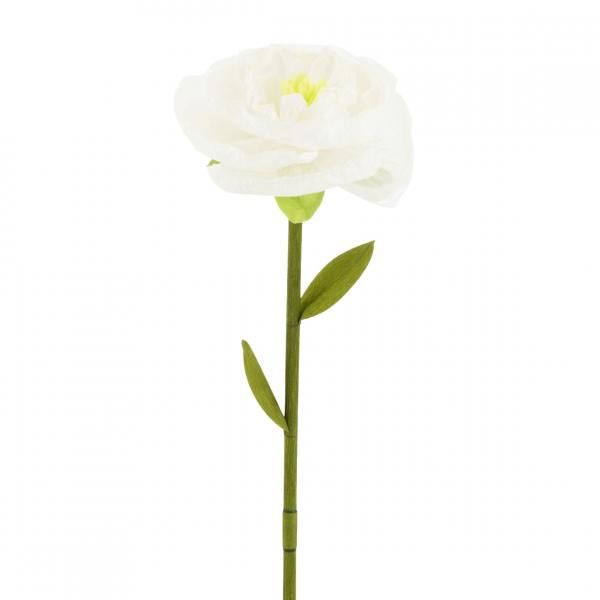 J-Line Kunstblume XL Papier weiß 100 cm
