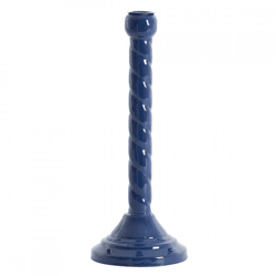 Light & Living kaarsenhouder Naleira blauw 27 cm