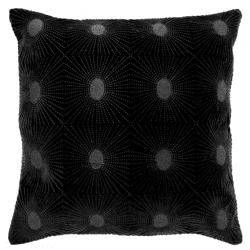 Unique Living Kissen Nela schwarz 45 x 45 cm