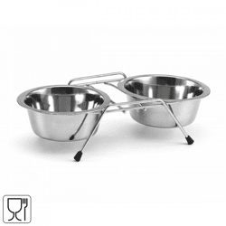 Futternapf Katze/Hund Metall 13 cm