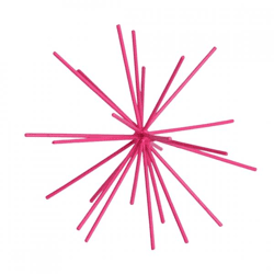 Housevitamin ornament Firework metal neon pink 15 cm
