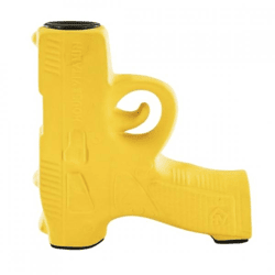 Housevitamin kaarsenhouder geel 12 cm