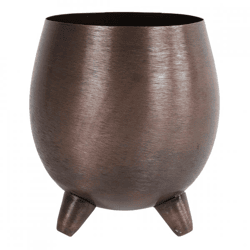 Countryfield Blumentopf auf Fuß Farris kupferfarbig 13,5 cm