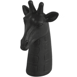 Countryfield Statue Giraffe Mokambo M schwarz 33 cm