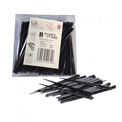Cocktailstäbchen Kunststoff schwarz 500 Stück