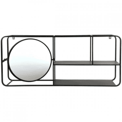 Countryfield Wandregal Ascona schwarz 98 cm