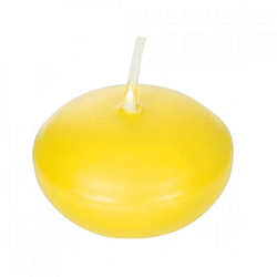 Schwimmende Kerze gelb 5 cm