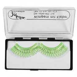 Jofrika Kosmetik künstliche Wimpern grün/silber 9,5 cm B-Wahl