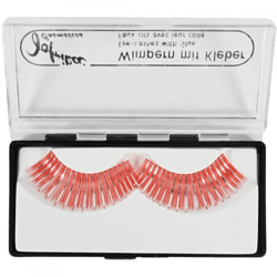 Jofrika Kosmetik künstliche Wimpern orange/silber 9,5 cm B-Wahl