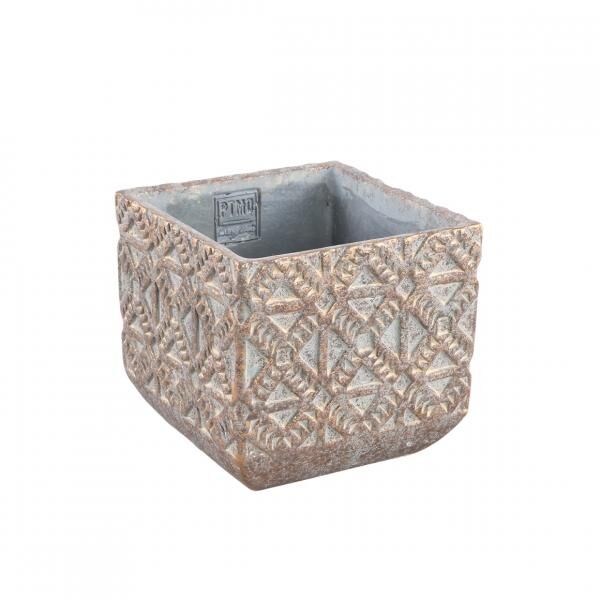 PTMD flower pot Jenah brown S 16 cm