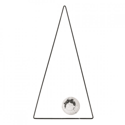 Dekobaum Metall schwarz 39 cm