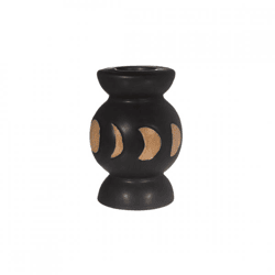Sass & Belle candle holder Moon Phases black 8 cm