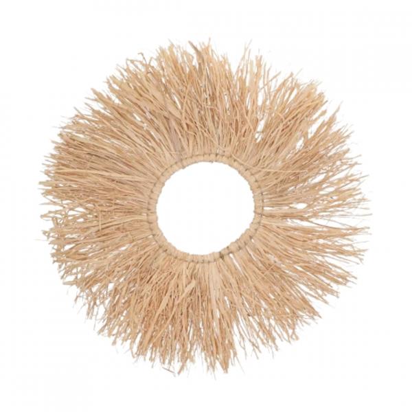 Wanddekoration Raffia Boho Ring 62 cm