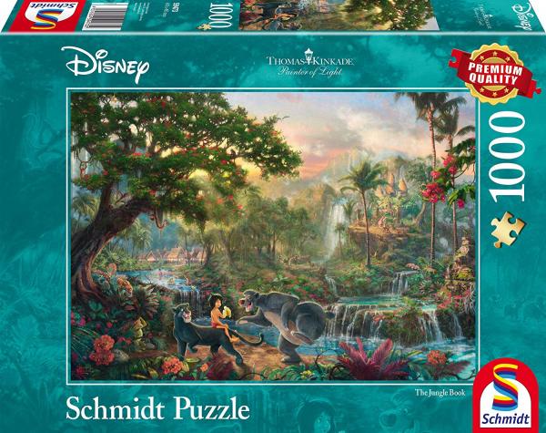 Disney, Dschungelbuch - 1000 Teile Puzzle (Thomas Kinkade)