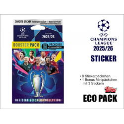Topps UEFA Champions League 2025/2026 Sticker – ECO PACK
