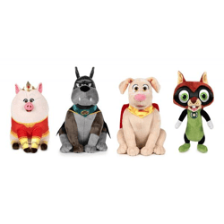 DC League of Super Pets - Plüschfiguren-Sortiment 4-fach sortiert 27 cm