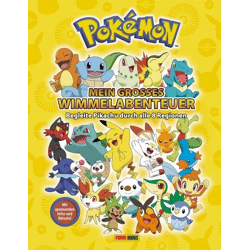Pokémon: Mein großes Wimmelabenteuer - Begleite Pikachu durch alle 8 Regionen