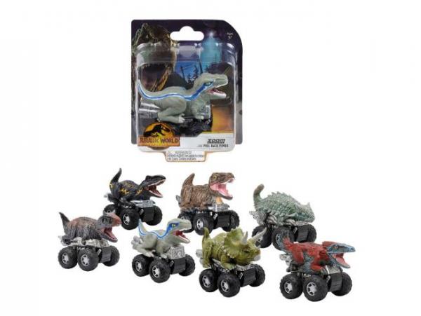 Jurassic World - Zoom Rider - Spielzeugautos sortiert