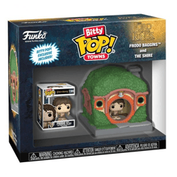 Funko 83685 - Bitty Pop! Towns - Lord of the Rings Frodo & Shire