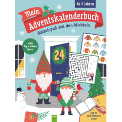 Mein Adventskalenderbuch Rätselspaß mit den Wichteln