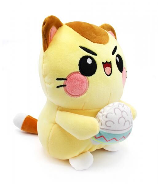 Funny Cat mit Reis - Pl&uuml;schfigur - 25 cm
