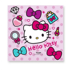 Hello Kitty - 20 Fashion Servietten - 33 x 33 cm