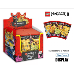 LEGO NINJAGO Trading Cards Serie 8 Next Level – 50er DISPLAY