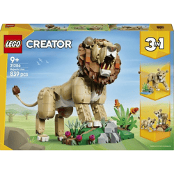 LEGO® 31386 Creator - Wilde Tiere: Majestätischer Löwe (839 Teile)